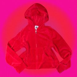 Juicy Couture velour zip-up