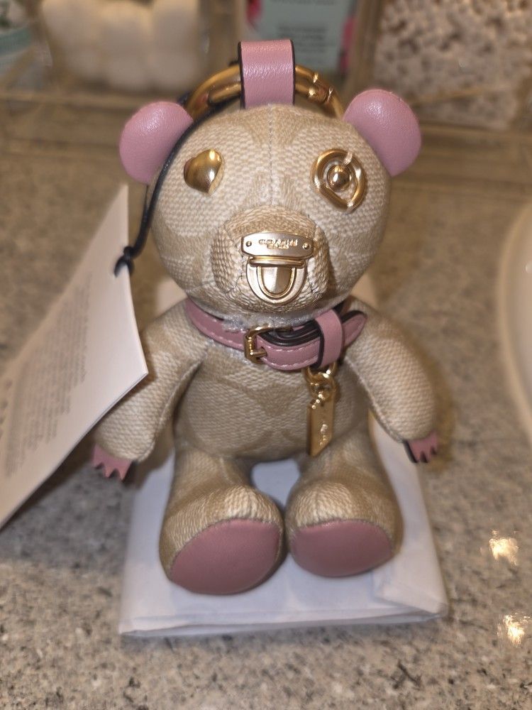 Coach Bear Bag Charm