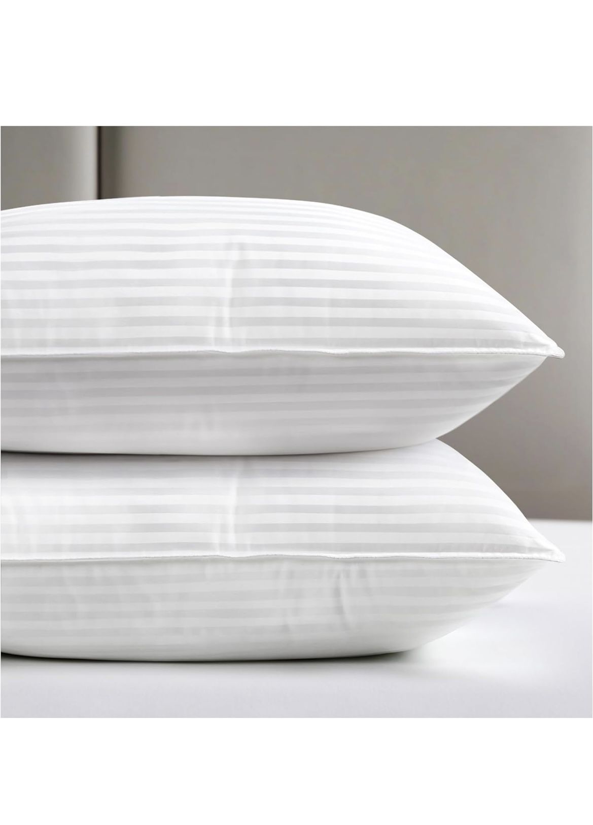 Bed Pillows Queen Size Set of 2, Hotel Collection, Down Alternative Pillow for Back, Stomach or Side Sleepers, Soft