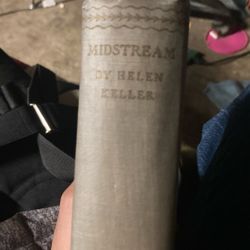Signed Helen Keller book my later life