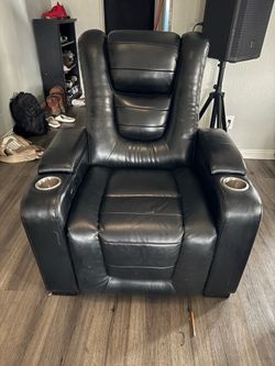 Black loveseat