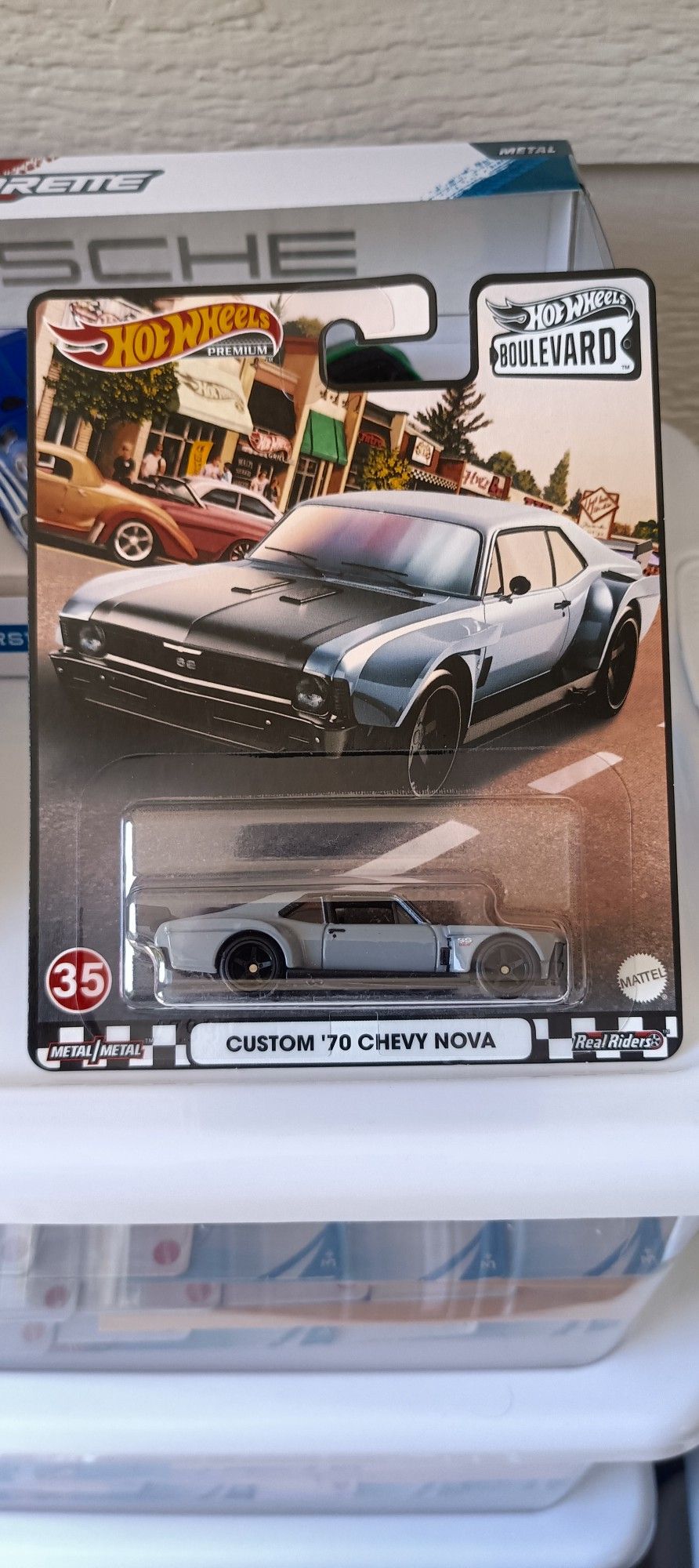 HOT WHEELS PREMIUM: CUSTOM '70 CHEVY NOVA