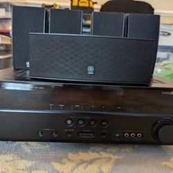 Yamaha RX-V367 Receiver With Speakers 
