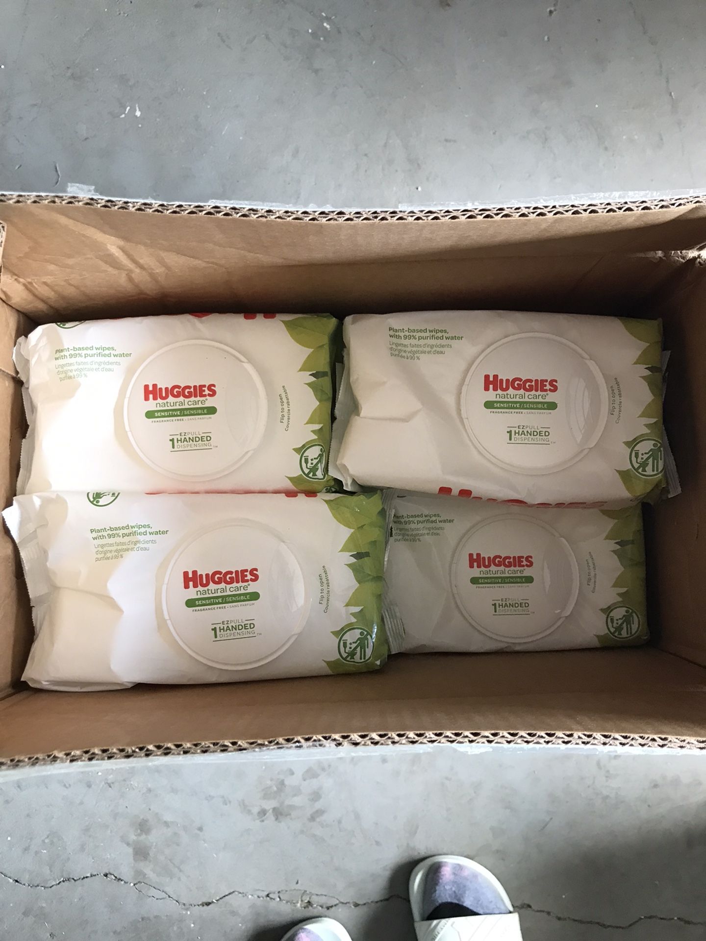 Box Of Huggies Wipes 