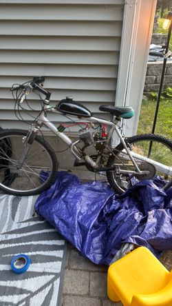 100cc 2-stroke motorized bike 26 in