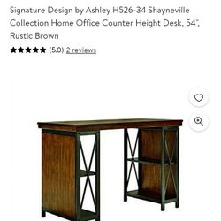 Ashley Work Desk/ Entertainment Center 