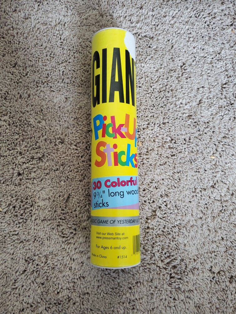 Pressman Giant Pick Up Sticks - Classic Game from Yesterday That's Fun Today