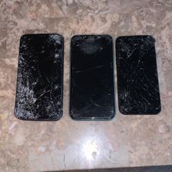 3 Broken IPhones