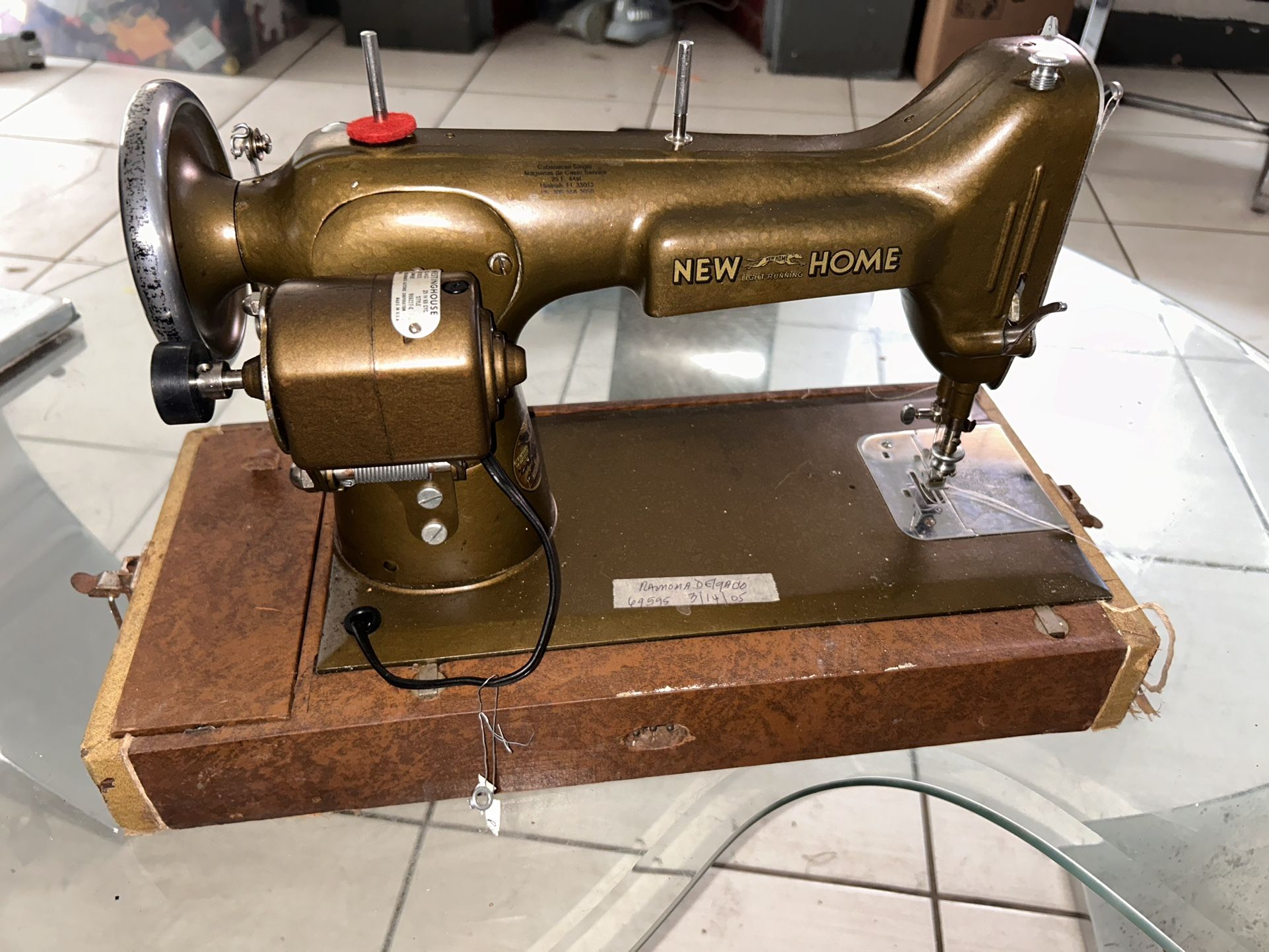maquina para coser ropa (antigua)