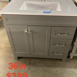 36in Bathroom Vanity with Top