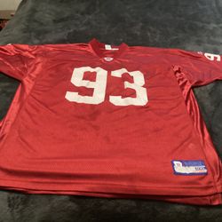 Kyle Vanden Bosch #93 Arizona Cardinals Reebok NFL Nebraska Jersey Size 2 XL Adults 