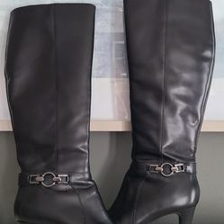 Tall Black Boots - Size 6.5