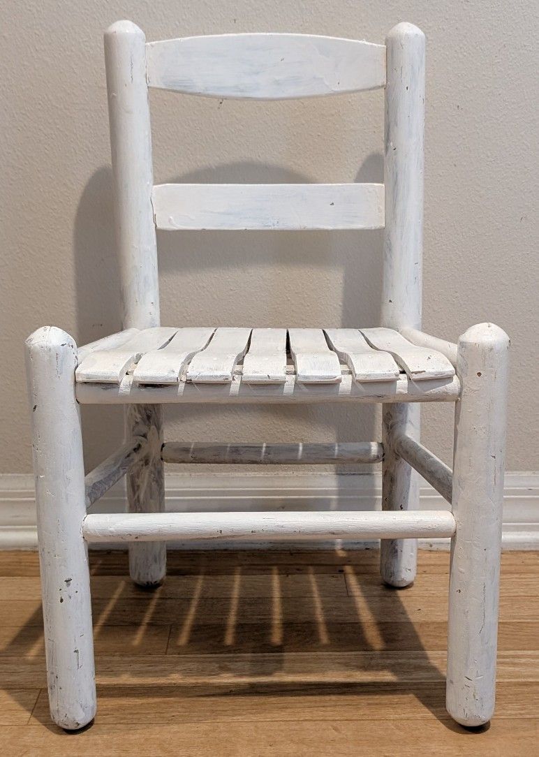 Slated Seat Wood Kids Chair