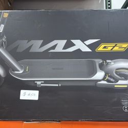 Segway - Max G2 Electric Kick Scooter Foldable w/ 43 Mile Range and 22 MPH Max Speed - Black  $650
