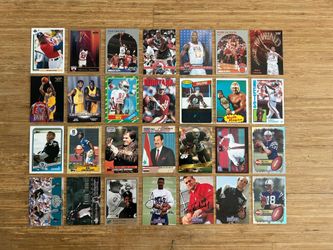 Rare Sports Trading Cards Lot - Jerry Rice, Bo Jackson, Michael Jordan & More!
