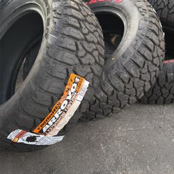 275/65/20 Arroyo Rugged Terrain LT Tires Installed And Balanced / Instaladas Y Balanceadas