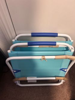 Two new folding beach chairs
