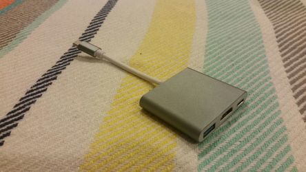 Usb 3.1(Usb-C) to Usb 3.0/HDMI/type c female adapter