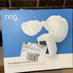 Ring Camera Bundle (flood Light w camera and doorbell camera)