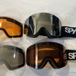 2 Spy Optics Snow Goggles