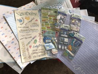 Baby Scrapbook pages and accessories