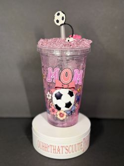 Soccer mom 16oz drip cup