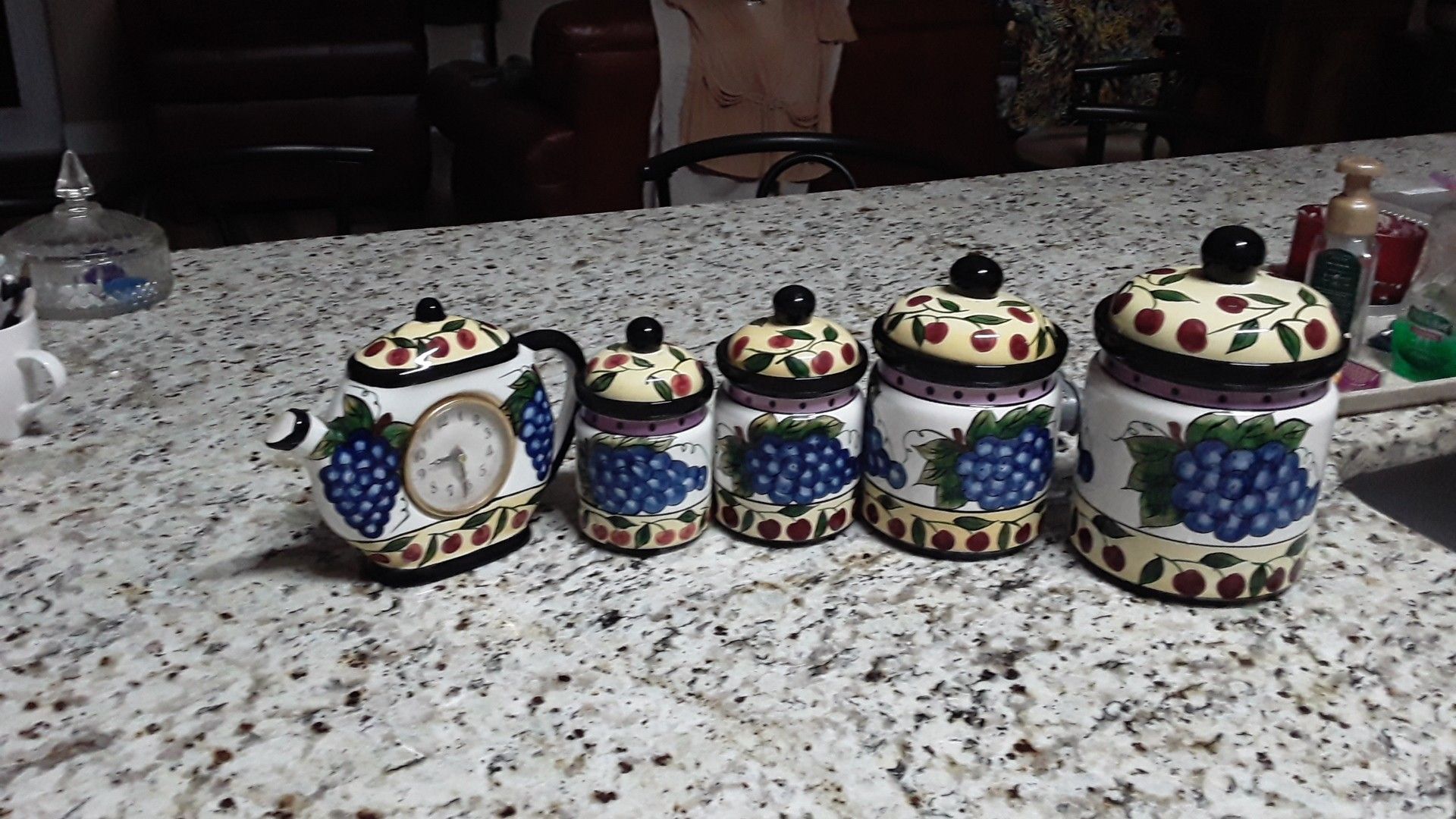 Ceramic Kitchen Canister Set
