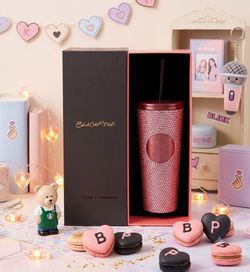 Blackpink x Starbucks Pink Rhinestone Tumbler