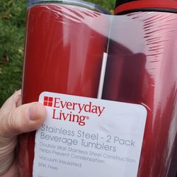 Everyday Living 2 Pack Stainless Yumblers 1 Hot 1 Cold