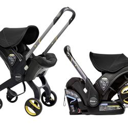 NEW IN BOX Doona Car Seat & Stroller, Nitro Black - All-in-One Travel System Retail $650