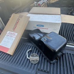 SBF Oil Pan, Pan Gasket And Pick Up Tube