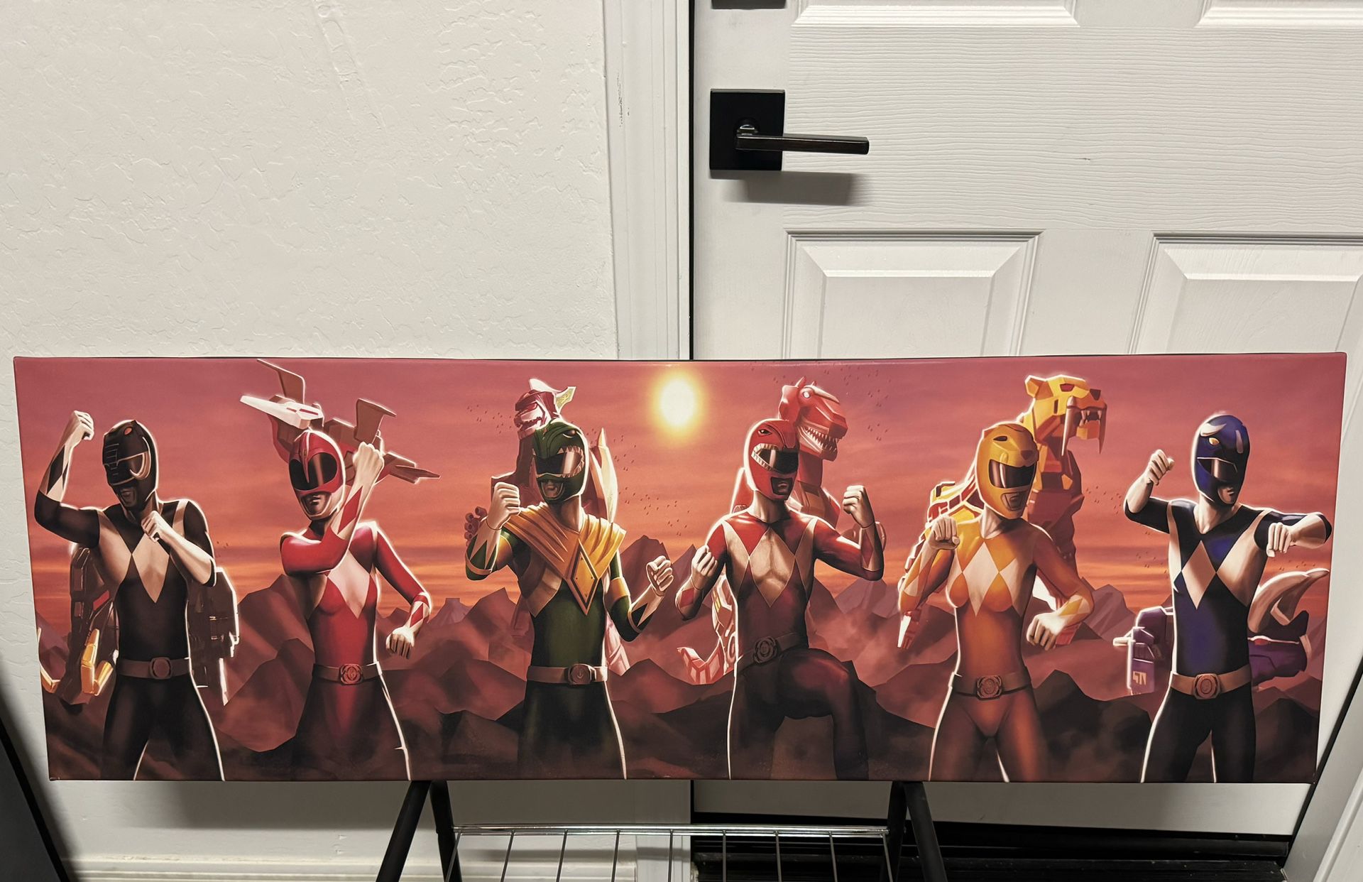Power Rangers Canvas - New Never Used