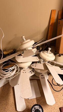 Ceiling lights and fans