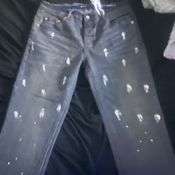 NEW PURPLE Jeans ( Black) Size 34