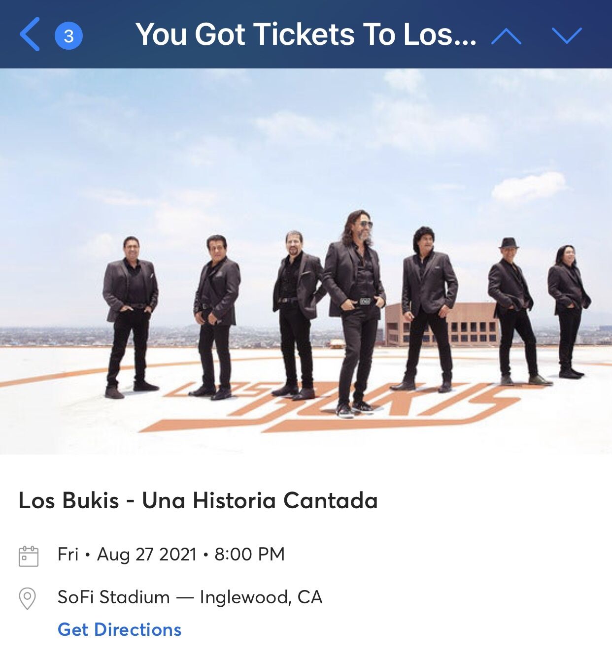 Los Bukis Concert Tickets