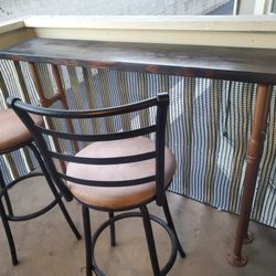 Slim Bench And Chairs 