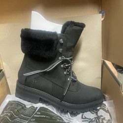 Courmayer Valley 6in Shearlingboot Black Nubuck