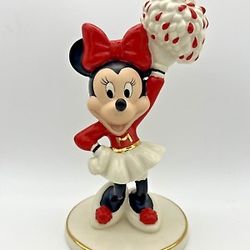 Lenox Disney Mouseketeer Cheer Minnie Mouse Figurine