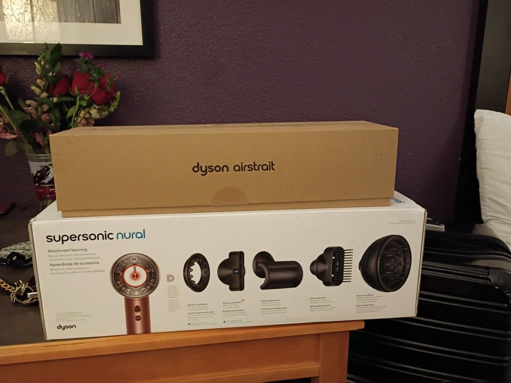 Dyson Airstrait And The Dyson Supersonic Nural Hair Dryer