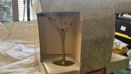 4 Wine glasses - Christmas theme
