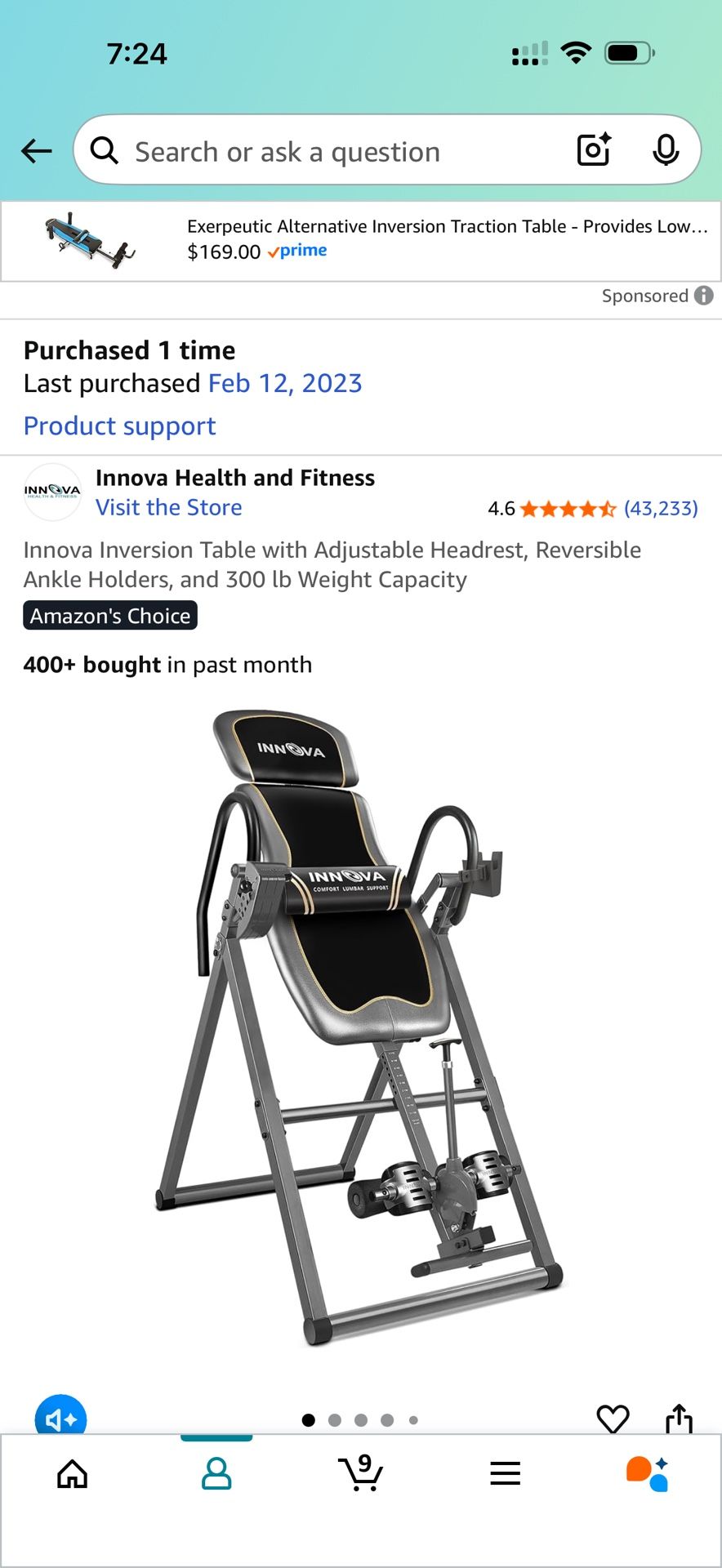 Innova Inversion Table
