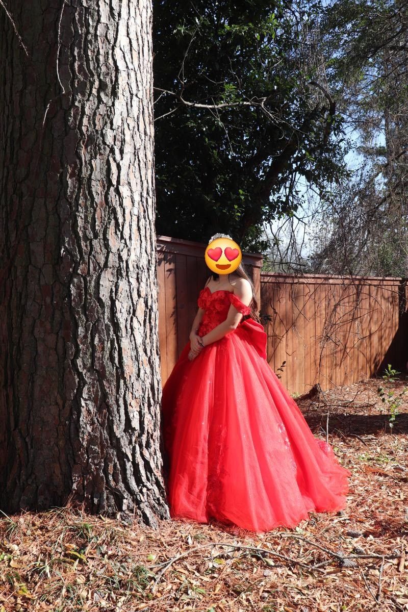 Red Quinceanera Dress