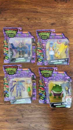 Teenage Mutant Ninja Turtles Mutant Mayhem Scumbug Mondo Gecko Genghis Frog Wingnut