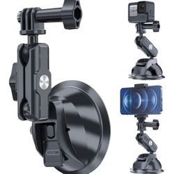 Windshield Window Dashboard Boats Vehicle Attach for DJI Action 5 Pro Action 4 3 GoPro Max Mini Hero 13 12 11 10 9 8 Insta360 X5 X4 X3 Ace Pro Pocket 