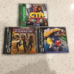 Vintage PLAYSTATION  GAME $15 each  
