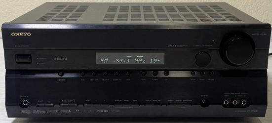 Onkyo TX-SR606 7.1 Channel HDMI AV Home Theater Receiver Tested No Remote