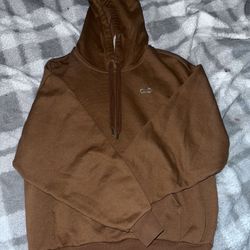 ALO ACCOLADE HOODIE CINNAMON BROWN 