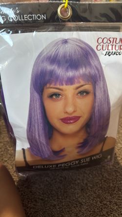 Costume Culture Deluxe Peggy Sue Purple Wig