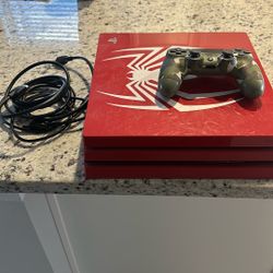 Spider-Man PS4 Console With Controller 