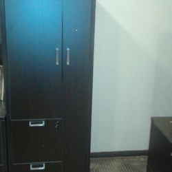 Wardrobe Unit $675/ Bookcase $245/ Lateral Files $345/ Storage Units $235/ 